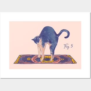 Cat Stretch Posters and Art